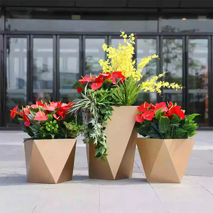 Haute qualité <span class=keywords><strong>moderne</strong></span> <span class=keywords><strong>extérieur</strong></span> jardin décoration de la maison personnalisé grand arbre Pot Simple Design contemporain Pots de fleurs jardinières - Product Image 2