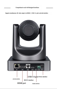 Caméra de visioconférence PTZ NDI POE 4K avec zoom optique 20X, suivi automatique IA et fonction de vote pour salles de réunion et streaming - Product Image 6