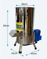 Machine à Aliments Automatique Multifonctionnelle en Acier Inoxydable pour la Déchiqueture et la Coupe de Légumes, de Manioc et de Radis
