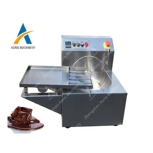 small chocolate melting tempering processing machine with vibrating vibration table