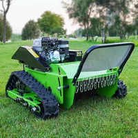 Remote Control Cordless Industrial Grade Tracked 4-Stroke 225CC Bensin Silinder Tunggal Sasis Baja Self Propelled All