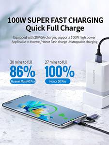 Câble de charge 2-en-1 UGREEN USB-A vers Type-C et Micro USB pour caméra embarquée, disque dur externe – Charge rapide 100W - Product Image 3