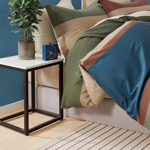 Juego de Ropa de Cama de 3 Piezas, Transpirable, a Rayas, 200 Hilos, 100% Algodón, Tamaño King, Envío Rápido a la UE - Product Image 4