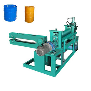 Cortadora y Aplanadora de Tambores de Aceite Hidráulica, Equipo Automático de Corte de Barriles de Acero para Plantas de Reciclaje - Product Image 1