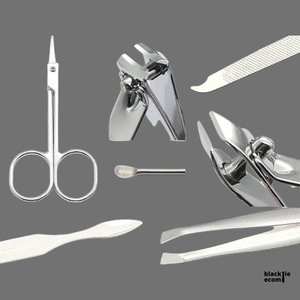Kit de soin des ongles en acier inoxydable de haute qualité, ensemble de manucure pour femmes et hommes, outils de toilettage disponibles à la vente - Product Image 5