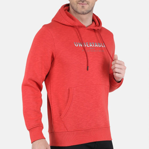 Sudaderas con capucha de gran tamaño de material polar mezclado de algodón ligero recién llegado para hombre Impresión de logotipo personalizado para invierno - Product Image 3