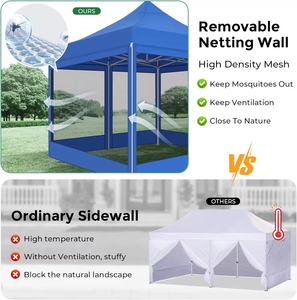 Carpa de Jardín Plegable para Fiestas, Eventos y Celebraciones, 3x3m - Product Image 3