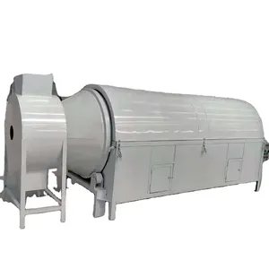 Peralatan mesin pertanian pengering drum putar biomassa untuk jagung