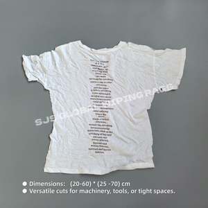 Trapos de Algodón de Alta Calidad de 1 Libra, Blancos Impresos, con Excelente Poder de Limpieza, para Equipos Industriales - Product Image 3