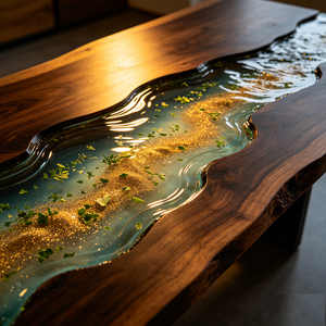 Factory 3:1 20kg/set <b>Clear</b> Art Epoxy Resin Epoxy Casting for <b>Table</b> Coast Resin Kit Epoxy for Wood River <b>Table</b> Deep Pour Casting - Product Image 3