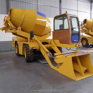 Máy trộn bê tông Trailer thức ăn di động xi măng tự tải máy trộn bê tông xe tải 3.5 m³ Máy trộn chuẩn độ Trống máy trộn bê tông Trailer - Product Image 2