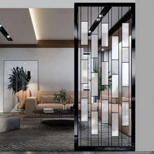 Offre Spéciale Design moderne verre bureau cloison étanche cuisine diviseur Cubiclette bulle d'eau cloison amovible - Product Image 4