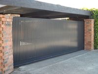 Abridor de puerta oscilante doble con Control remoto eléctrico duradero, puerta de entrada de aluminio automática para casa
