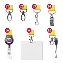 Lanière tubulaire avec pince en métal - Product Image 2