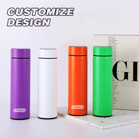 Tasse thermos intelligente en acier inoxydable sans BPA Bouteille isolée sous vide à double paroi 12H étanche à l'eau potable directe garder au froid/au chaud