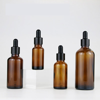 Flacon compte-gouttes doré de luxe en verre ambré de 30 ml, 50 ml, 100 ml pour emballage cosmétique, crème pour cuticules, huile pour le visage et huile capillaire