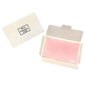 थोक कस्टम लोगो माइक्रोफाइबर चांदी और सोने में उपलब्ध गहने पॉलिश के लिए कपड़ा - Product Image 4