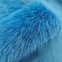 New Stock 100% Polyester Soft Fluffy Kunst pelz Nerz Plüsch Stoff für Spielzeug Schuhe Tasche