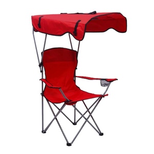 Silla Reclinable de Camping con Toldo, Silla Plegable con Sombrilla para Exteriores, Resistente al Viento, para Playa y Ocio - Product Image 6