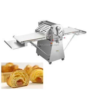 Pastelería comida pizza tarta equipo de panadería laminadora de masa/máquina de laminación de masa