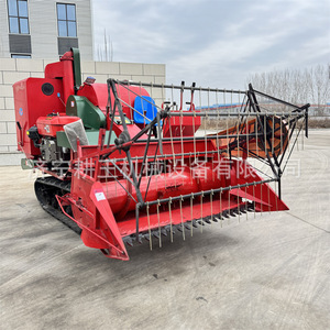 Mini-moissonneuse-batteuse diesel 35 CV pour blé et riz, machine multifonctionnelle de récolte des céréales - Product Image 4