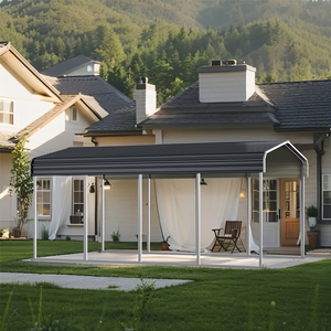 ESGC1015-H260 <span class=keywords><strong>Abri</strong></span> <span class=keywords><strong>de</strong></span> voiture <span class=keywords><strong>de</strong></span> haute qualité 10 x 15 pieds avec <span class=keywords><strong>toit</strong></span> <span class=keywords><strong>en</strong></span> acier galvanisé, <span class=keywords><strong>abri</strong></span> <span class=keywords><strong>de</strong></span> voiture <span class=keywords><strong>en</strong></span> métal, auvent et <span class=keywords><strong>abri</strong></span> pour voiture - Product Image 5