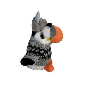 Jouets <span class=keywords><strong>en</strong></span> peluche Puffin avec chapeau cornu de Viking, design réaliste et éclatant, fabrication OEM/ODM CE CPC - Product Image 5