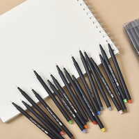 Stylo feutre aquarelle Giorgione en gros, échantillon gratuit, pointe 0,4 mm, 24 couleurs, fineliner, 24 modèles, en PET, pour fournisseurs
