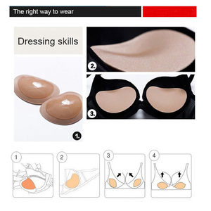 Sex Hot <span class=keywords><strong>Push</strong></span> <span class=keywords><strong>up</strong></span> Bra Soft Luxe Sexy Bra sin tirantes adhesivo Invisible <span class=keywords><strong>sujetador</strong></span> sin costuras para vestidos sin espalda <span class=keywords><strong>pegatina</strong></span> de correa - Product Image 3