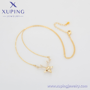 Collana-01778 xuping dolphin collana gioielli collana con ciondolo moda placcato oro 14k - Product Image 3