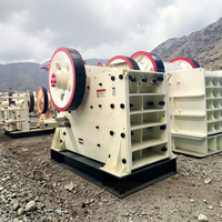 Concasseur à mâchoires en acier 300x500 150x750, concasseur d'agrégats neuf et d'occasion, concasseur à mâchoires motorisé pour l'exploitation minière et les usines de fabrication de minerai