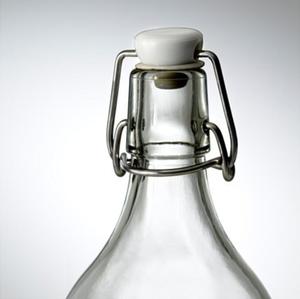 Botol Kaca 1 Liter dengan Tutup Kedap Udara, Anti Bocor, dan Cetak Sablon untuk <span class=keywords><strong>Susu</strong></span> & Minuman - Product Image 4