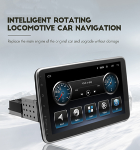 1 DIN Car Stereo Tesla mô hình 360 độ xoay phổ Kit màn hình đài phát thanh xe Android đa phương tiện Máy nghe nhạc 10 inch cho xe - Product Image 3