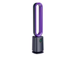 Ventilador de Torre Oscilante Inteligente 3 en 1 sin Aspas, Purificador de Aire y Plasma, Electrodoméstico de Pie para el Hogar - Product Image 1