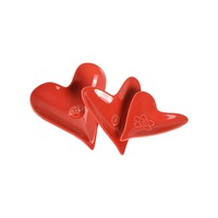 Service de vaisselle en céramique à motif animalier pour restaurants/hôtels - Thème Saint-Valentin - Kit durable cuillère/fourchette/couteau/baguettes