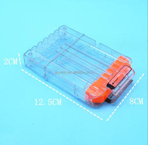 Cargador de 6, 12 o 18 Balas de Plástico ABS Suave, Clip Naranja de Repuesto con Bolsa, Compatible con Pistolas de Juguete - Product Image 4