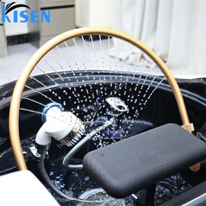 KISEN Silla de Lavado de Cabeza Eléctrica para Salón de Belleza, Spa, Masajes, con Lavabo y Circulación de Agua - Product Image 5