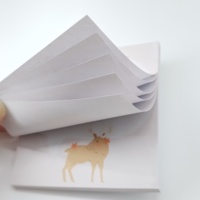 Bloc-notes de calendrier rectangulaire promotionnel personnalisé de 3x3 pouces Feuilles mobiles Post Voyage Tear-off Check List Sticky Notes