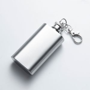 Custom Logo Portable Stainless Steel Mini Hip <b>Flask</b> Keychain 1oz & 2oz Alcohol Whisky Wine Pot with Custom Logo 2025 - Product Image 5