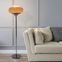 Lampe sur pied en fer de style champignon, design moderne LED haut de gamme pour salon, chambre à coucher, décoration intérieure
