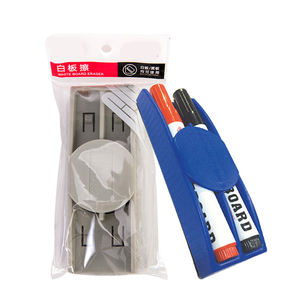 Gomme magnétique de haute qualité en feutre pour <span class=keywords><strong>tableau</strong></span> <span class=keywords><strong>blanc</strong></span> Nettoyant effaçable à sec avec logo personnalisé avec 2 porte-stylo - Product Image 4