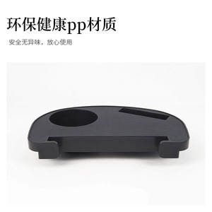 Outdoor Chair Side Storage Tray <b>Round</b> Cup Holder Camping Accessory <b>Folding</b> Universal For Recliner Chair - Product Image 4