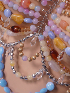 Top Halter Hecho a Mano para Mujer, con Cadena Corporal, Estilo Lencería, para Festivales y Raves, Hippie Coquette, con Cuentas de Piedras Preciosas - Product Image 2