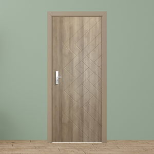 ประตูตู้ไม้เอ็มดีเอฟพื้นผิวสำเร็จรูปดีไซน์ทันสมัยสำหรับอพาร์ทเมนต์โรงงานผลิตจากเวียดนามขนาดตามสั่ง - Product Image 1