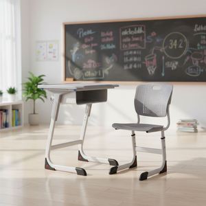 Ensemble table et chaise pour enfants peu encombrant, <span class=keywords><strong>prix</strong></span> de gros pour l'école, chaises et tables d'école économiques, bureau et chaise d'école rentables - Product Image 1