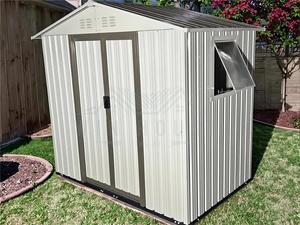 Abri de stockage <span class=keywords><strong>en</strong></span> structure métallique, imperméable, préfabriqué, grande remise <span class=keywords><strong>en</strong></span> métal, <span class=keywords><strong>garage</strong></span>, abri de voiture 12*19 pieds, rangement d'outils, certifié CE - Product Image 2