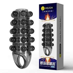 Consoladores <span class=keywords><strong>de</strong></span> silicona TPE <span class=keywords><strong>de</strong></span> alta calidad más vendidos, condón <span class=keywords><strong>de</strong></span> pene <span class=keywords><strong>de</strong></span> goma suave extra punteado reutilizable - Product Image 3