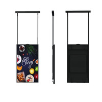 Rongfengyuan - Reproductor de Publicidad para Interiores de Doble Cara y Alto Brillo, Montado en la Pared, con Pantalla Android de 3265 Pulgadas y Control Remoto