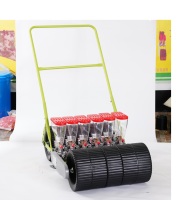 Agriculture main pousser 1 une seule rangée planteur légumes petites particules oignon semoir manuel graine carotte machine