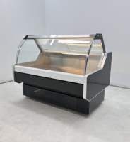 Vitrine Réfrigérée Commerciale à Refroidissement par Air avec Affichage Numérique Réglable pour Supermarché, Boulangerie, Poulet Rôti et Présentation de Viandes